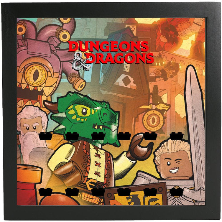 Lego Minifigures Display Frame Comic  Lego Dungeons & Dragons ...