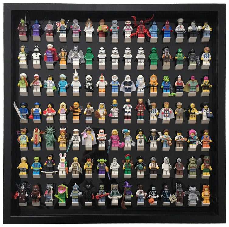 Lego Minifigures Display Frame Black Edition Black Large  105 Lego...