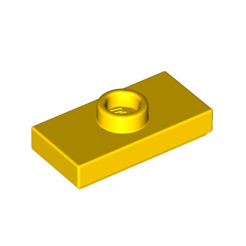 Lego Plate 1x2 with 1 Stud (3794 / 15573)