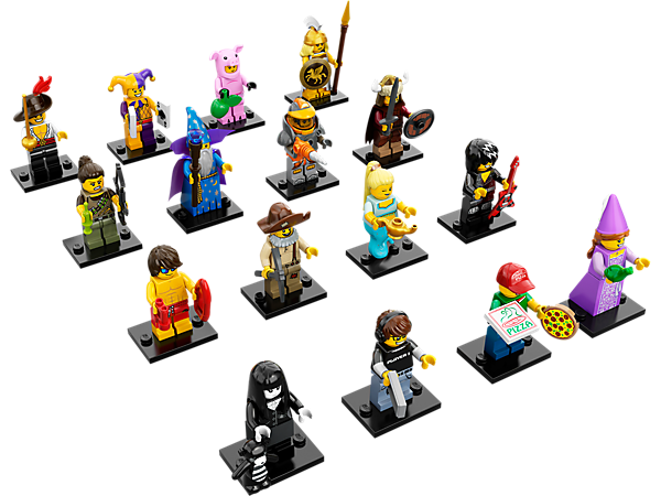 Series 12 Complete Collection 16 LEGO Minifigures 71007