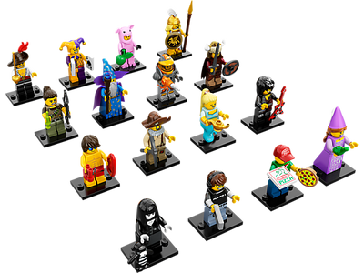 Series 12 Complete Collection 16 LEGO Minifigures 71007