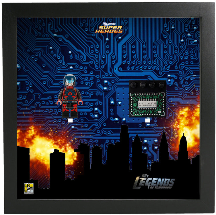 Lego Minifigures Display Frame  Lego Ray Palmer Atom Super Heroes ...
