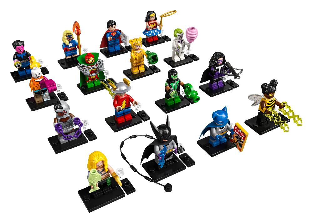 DC Super Heroes Minifigures Series Complete Collection 16 LEGO Minifigures 71026