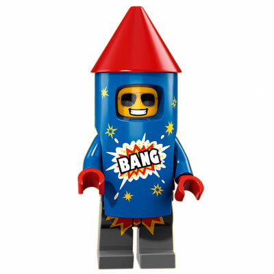 Firework Guy – Series 18 Lego Minifigure