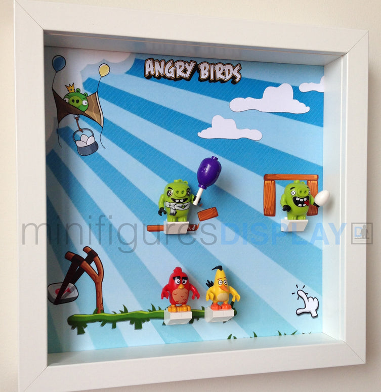 Lego Minifigures Display Frame  for Lego Angry Birds Minifigures (...