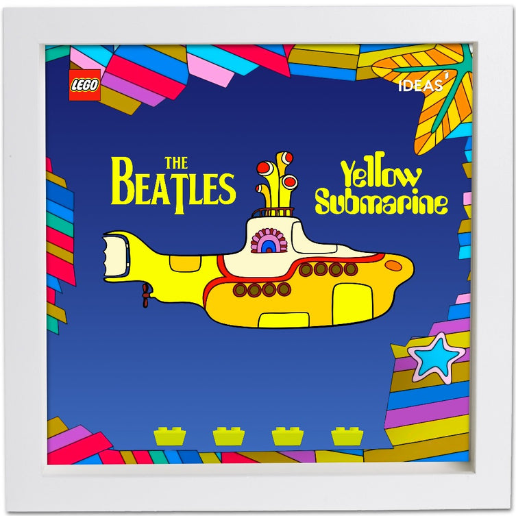 Lego Minifigures Display Frame  LEGO Ideas The Beatles Yellow Subm...