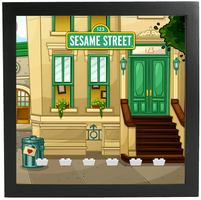 Frame for Lego® 123 Sesame Street Minifigures