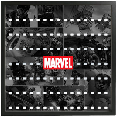 Black Comic Large Frame for Lego® Marvel Super Heroes Minifigures