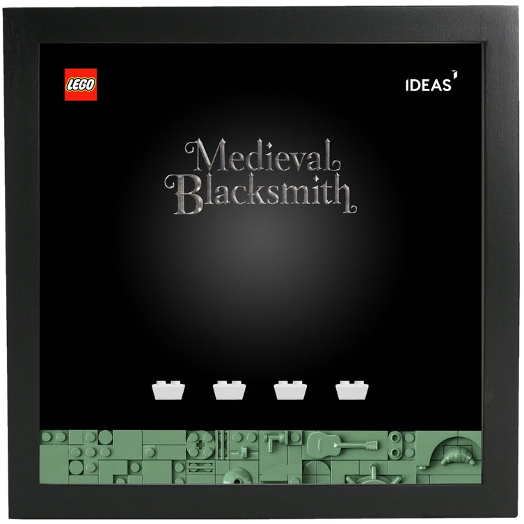 Lego Minifigures Display Frame  LEGO Ideas Medieval Blacksmith Min...