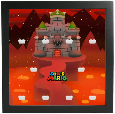 Bowser's Castle Frame for Lego® Super Mario Minifigures Series