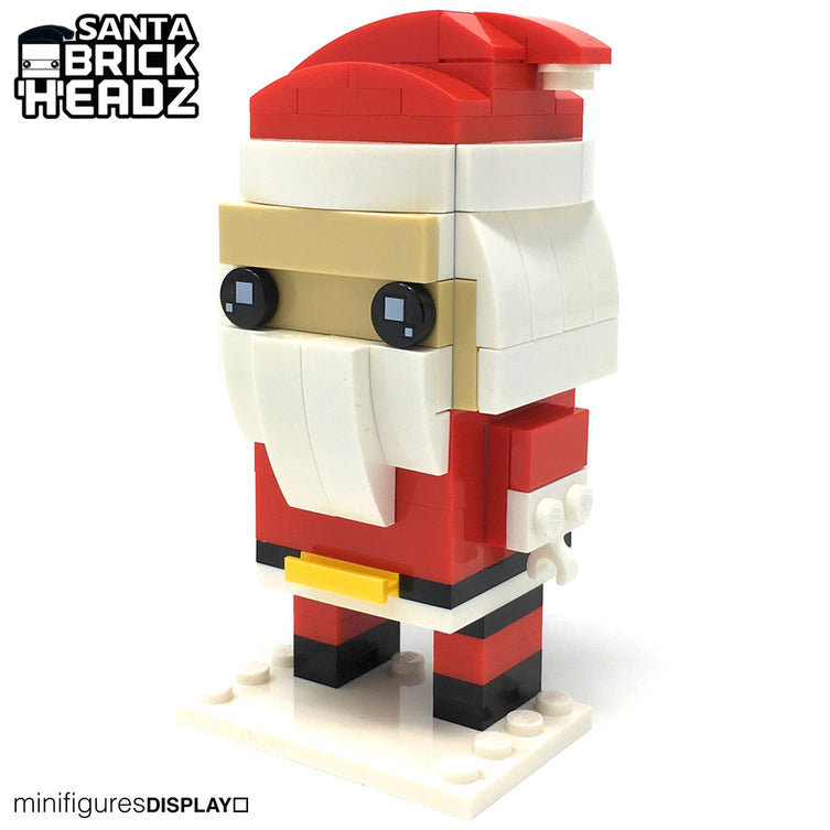 Santa Custom BrickHeadz built with Lego bricks