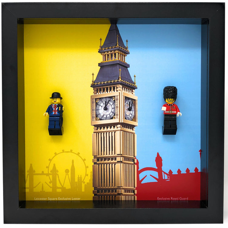Lego Minifigures Display Frame  Lego Lester and Hamleys Royal Guar...