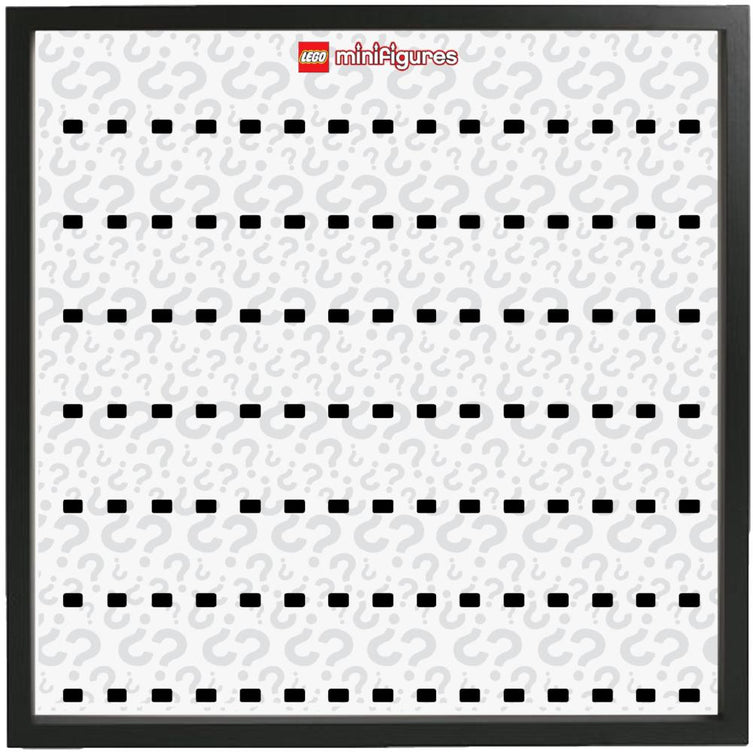 Lego Minifigures Display Frame Large  Lego Minifigures White Series