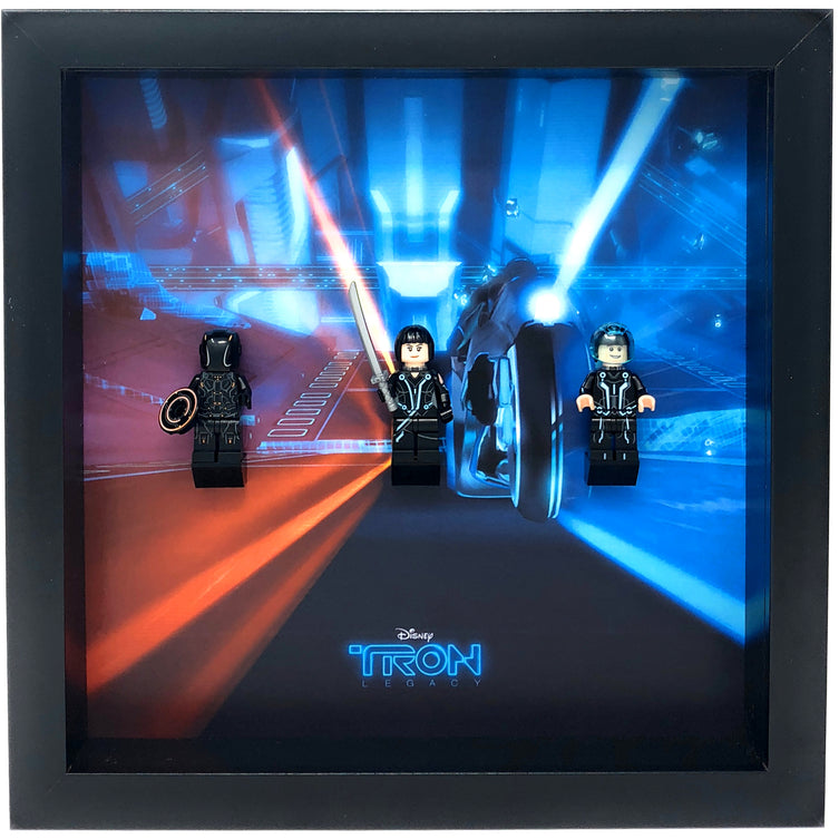 Lego Minifigures Display Frame  Lego Tron Legacy Minifigures