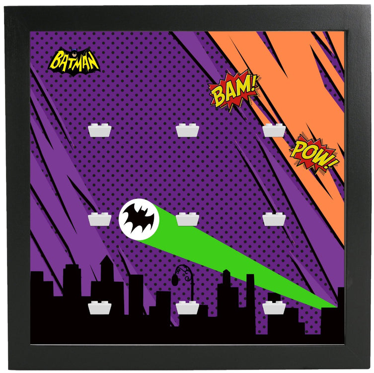 Lego Minifigures Display Frame  Lego Batman Classic Batcave Minifi...