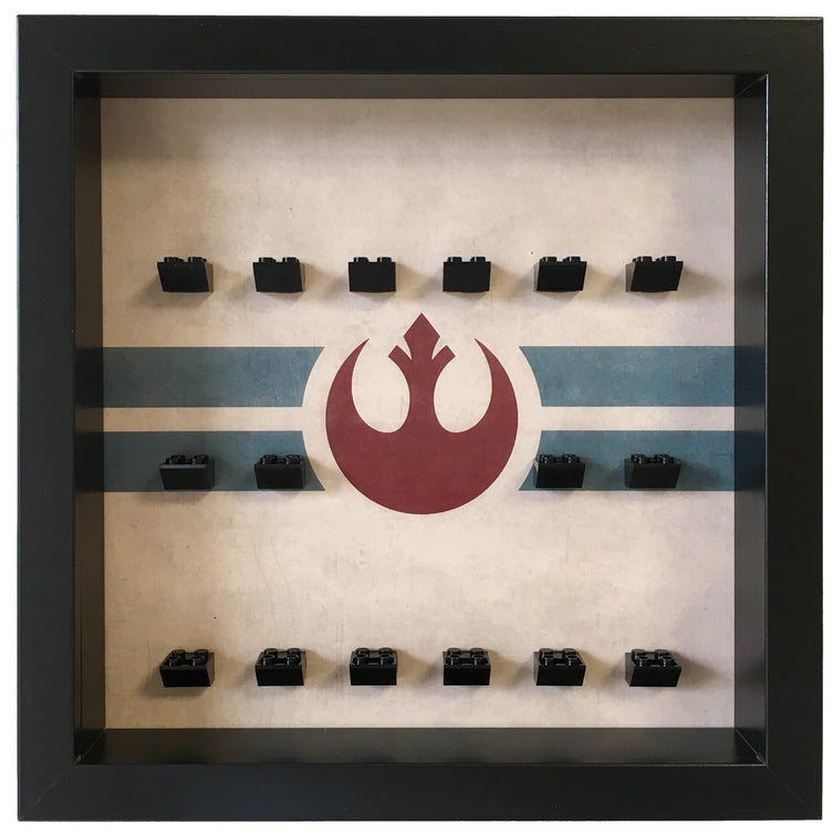 Lego Minifigures Display Frame Rebel Alliance  Lego Star Wars Mini...