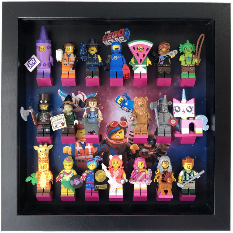 Lego Minifigures Display Frame  The Lego Movie 2 Minifigures