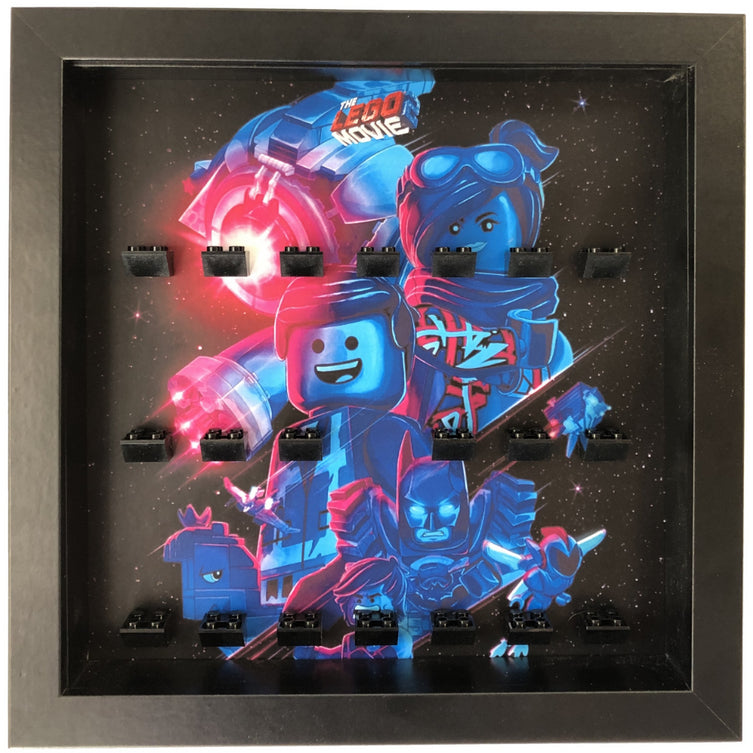 Lego Minifigures Display Frame Galaxy  The Lego Movie 2 Minifigures