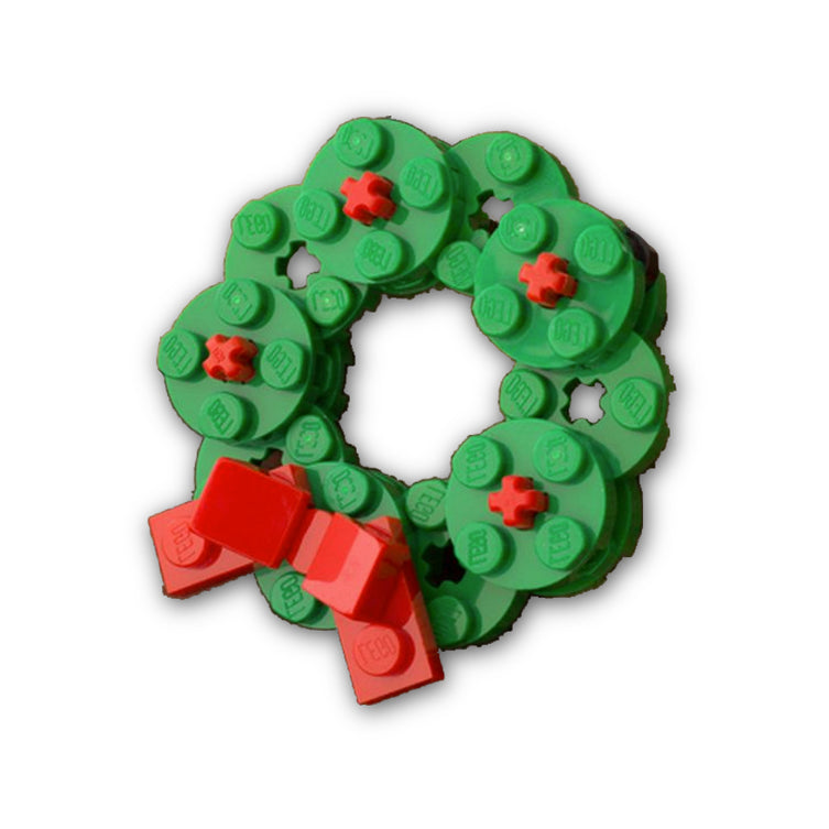 Lego Custom Mini Christmas Wreath Ornament