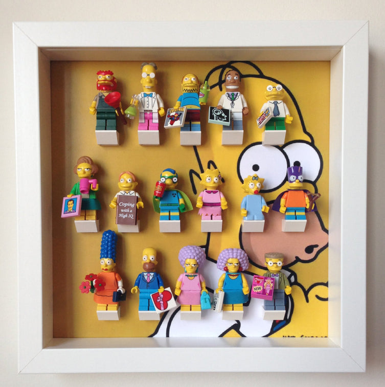 Lego Minifigures Display Frame Homer Simpson  Lego Minifigures